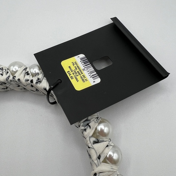 Inc International Concepts Imitation Pearl Headband in Floral-Print NWT MSRP $35 - Picture 4 of 6